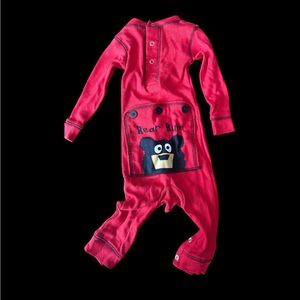 Red Bear Bum Kids Pajamas